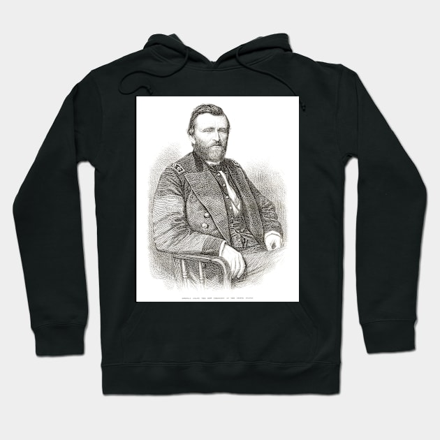 President Ulysses S. Grant March 1869 Hoodie by artfromthepast